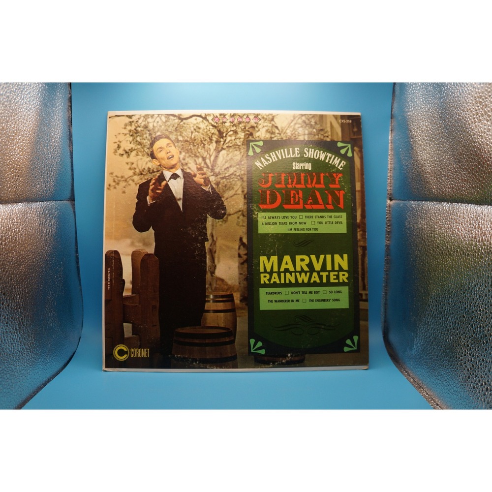 Nashville Showtime Jimmy Dean Marvin Rainwater Vinyl LP Coronet CXS-258 Stereo